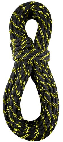 BlazeBeam Static Climbing Rope 11mm UIAA Static Line Rappelling Rope 60M (200ft) Nylon Kern Mantle Rope for Escape Rope Rock Climbing, Mountain Tree Climbing, Hauling, Rescue