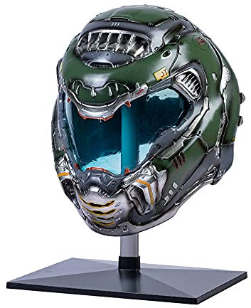 Novanime Halloween Resin Version Green Resin Helmet Cosplay Full Head Mask Game Costume Prop Accessories Adult Men