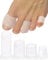 Uwbettry 16 Pack Silicone Toe Sleeves Gel Corn Toe Protectors Toe Cushions for Women Men Toe Pain Relief, Soft Toe Tube Pads Corn Cushions for Calluses, Bunion Blisters, Hammer Toes, Toenails Loss