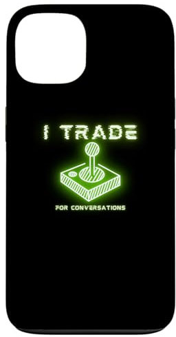 Carcasa para iPhone 13 Joystick Gamer Trade para amantes de las conversaciones