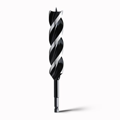 hsawbit Wood Drill Bits, 30mm x 230mm Auger Drill Bit Extra Long | Hex Shank Big Drill Bits Wood Plastic, Drywall Woodworking Large Hole Drill Bit