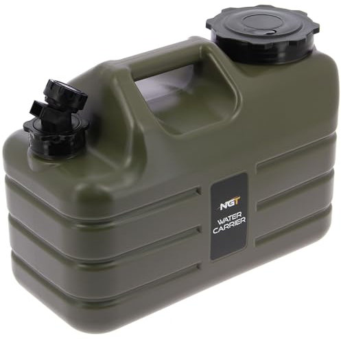 Water Container Carrier 5L or 11L Heavy Duty with Tap,Funnel & Flexible Spout Jerycan, Durable, Water Storage for Camping, Fishing, Hiking and Outdoor Use (11 Litre Canister)