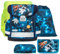 Belmil Schulranzen Set 403-13/AG/S/R 5 - teilig ergonomischer Schulranzen Set mit Regenschutz 1. klasse 2. klasse 3. klasse - Super Leicht 930-990 g/Grundschule (Infinity Space)