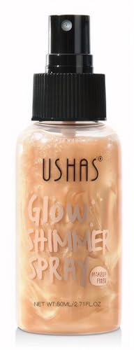 Glitzer Haarspray 80ml Glitzer Gesicht, Glitzerspray Haare, Glitzer Gesicht für Haare, Gesicht und Körper, Erzeugt Einen Langanhaltenden Glanzeffekt, für Cosplay Kostümpartys Musikfestivalpartys