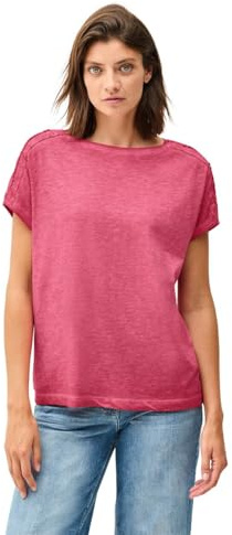 T-Shirt mit Knopfdetail