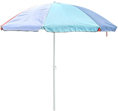 XOBRJQZ Tragbarer leichter Sonnenschirm, Strandschirm mit Tragetasche und UV-Schutz, UV 50