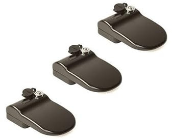 Fiamma Safe Door Negro Triple Pack cerraduras de Seguridad para Caravana y Autocaravana Furgoneta