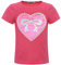 BEZLIT Mädchen Wende-Pailletten Herz Schleife T-Shirt Outfit Oberteile 22534 Pink Größe 152