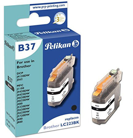 Pelikan B37 Schwarz Kompatibel Tintenpatronen Pack of 1