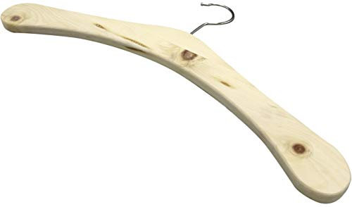 Zwei Zirbenholzkleiderbügel 460mm