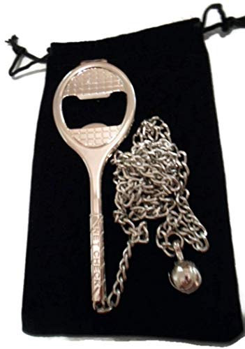 Gr8 Life Co Tennisschläger, Metall, Netz-Höhenmessung, Flaschenöffner, Geschenk