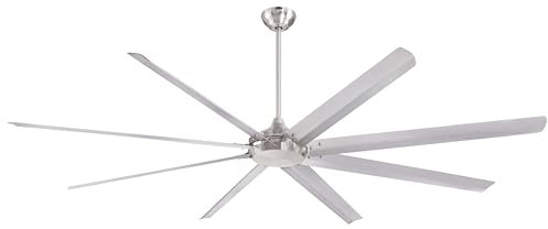 Westinghouse Lighting Widespan 254 cm Brushed Nickel Indoor Ceiling Fan With Remote Control and DC Motor
