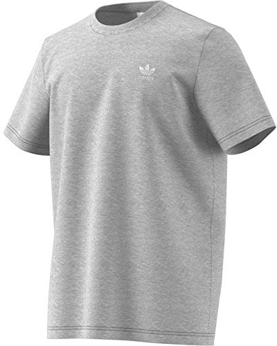 adidas Herren T-Shirt Trefoil Essentials, M Grey Heather, L, FM9962