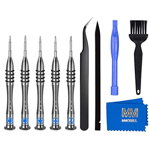 MMOBIEL Kit de herramientas de destornillador de reparación profesional 10 en 1 para MacBook Pro/Air con Retina Tri Wing Phillips Pentalobe 5 Torx T5 / T6