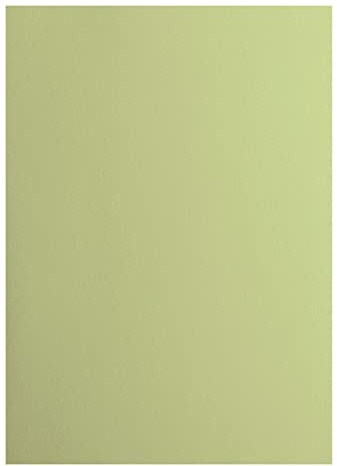 Vaessen Creative 2927-066 Florence Cardstock Papier, Gelb, 216 Gramm/m², DIN A4, 10 Stück, Glatt, für Scrapbooking, Kartenherstellung, Stanzen und andere Papierbasteleien, Anise