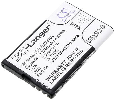 TCTK Akku 1300mAh Kompatibel mit [Siemens] Gigaset SL930, Gigaset SL930A, SL930h, für [Telekom] Speedphone 701 Ersetzt V30145-K1310-X456