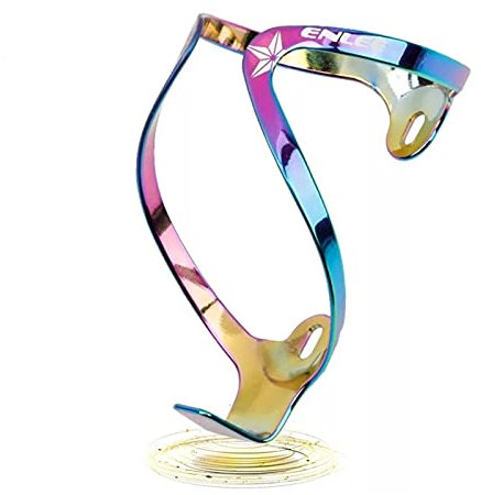 Fahrrad Flaschenhalter Fahrrad Wasser Flasche Halter Outdoor Sport Radfahren Fahrrad Squeeze MTB Rennrad Regenbogen Trinken Wasserflasche Mount Käfig Trinkflaschenhalter (Color : A Rainbow)