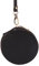 Adorable mini porte-monnaie rond en cuir de vachette pour femme - Super doux et résistant à l'usure - Pour la maison - Noir