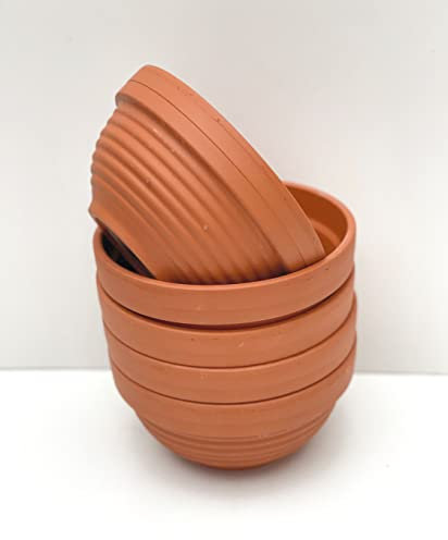 Spang Classic Ribbed Terracotta Bowl (Pack of 5) RB16