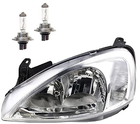 Johns, Scheinwerfer H7/H7 System V links kompatibel zu Opel Corsa C -03 inklusive 2x H7