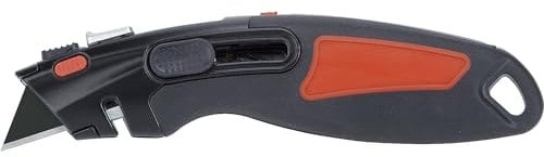 MAUL Cutter MAULwork, 18 mm, Sicherheitscutter, GS-geprüft, automatischer Klingenrückzug