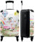 NoBoringSuitcases.com® Kinderkoffer Mädchengeschenke Handgepäck Koffer Reisetasche mit Rollen Kinder - Pink - Einhorn - Regenbogen - Kinder Koffer Madchen Trolley, 55x40x20