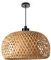 Paco Home Deckenlampe Bambus Hängelampe Korb Boho Lampe Esszimmer Ø30cm Wohnzimmer Hängend Rattan Natur Küche Vintage E27 Retro 1,5m Textilkabel