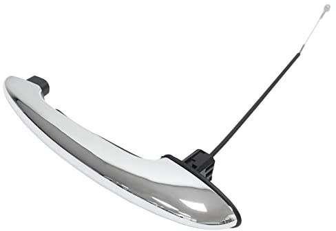 HouYeen Poignée de porte extérieure côté passager avant gauche avec câble chromé pour Mi-ni R50 R53 R55 R56 R58 Cooper One JCW