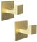 YUET Quadrat Wandhaken Handtuchhaken Ohne Bohren SUS 304 Edelstahl Rostfrei, 2 Stück Kleiderhaken Garderobenhaken Haken Klebehaken Selbstklebend für Küche Bad Schlafzimmer Hotel Garage,Gold