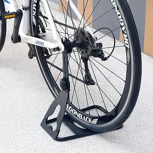 MEGHNA ALU-Parkständer Fahrradständer Fahrradhalter Ständer Fahrrad Bike Halterung Geeignet für 20/26/27.5/29 Zoll,Shopständer für Fahrräder/Rennrad Schwarz