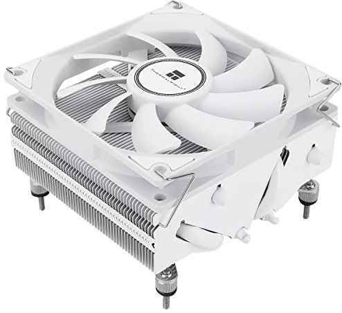 Thermalright AXP90-X53 White Low Profile CPU Cooler, with 92mm TL-9015W SLIN PWM Fan, AGHP 3.0 Technology, 53mm Height,for AMD AM4 AM5/Intel 1150/1151/1155/1156/1200/1700(AXP90 X53 White)