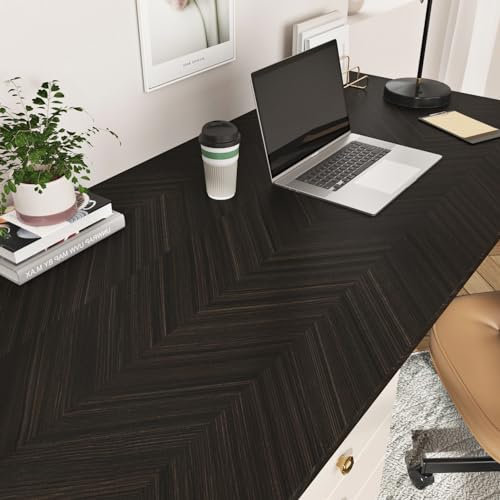 Yullpaper Papier Peint Bois Brun Revetement Adhesif Meuble Papier Adhesif pour Meuble Bois Papier Peint Adhesif pour Plan De Travail Cuisine Papier Peint Salon Film Autocollant Meuble 40cm X 200cm