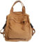 Volu Rucksack Damen Mode Leinwand Frauen Tasche Einfarbig Retro Kleiner Rucksack Weibliche College Schultasche Für Teenager Mädchen Tragbare Handtasche Rucksack,Khaki,28 X 14 X 30 Cm,Hilarious123