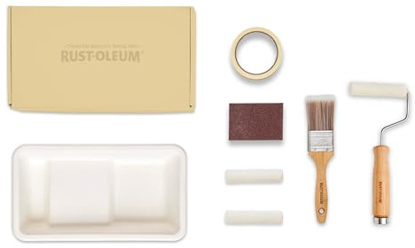 Rust-Oleum Ready to Roll - Eco Paint Kit (Small) - Kitchen Tile Matt Warming Yellows