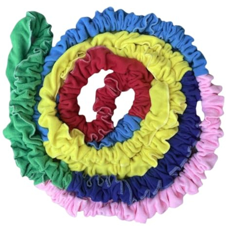Generic Bande élastique coopérative, longueur différente, travail d'équipe, jeux de fête à l'école, multijoueur, jeu coopératif, bande de résistance, 6m pour 11 joueurs