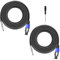 GCTBL 10M 2pack Speakon a 1/4 cables de altavoz amplificador de audio DJ/PA cable de alambre Speakon Cable