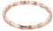 BSLVWG 18K Gold überzogene Liebe Freundschaft Armband Armreif Manschette Klassische Bambus Joint Armband Geschenke für Muttertag Valentinstag Hochzeit Paare und Geburtstage (Roségold)
