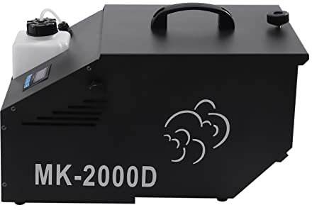 PUDLOR 1200W 220V Bodennebelmaschine, Fogger Hazer Party Disco Show Bühne Effekt Fernbedienun für die Erzeugung von Nebeleffekten bei Bühnenauftrittenund anderen Veranstaltungsorten