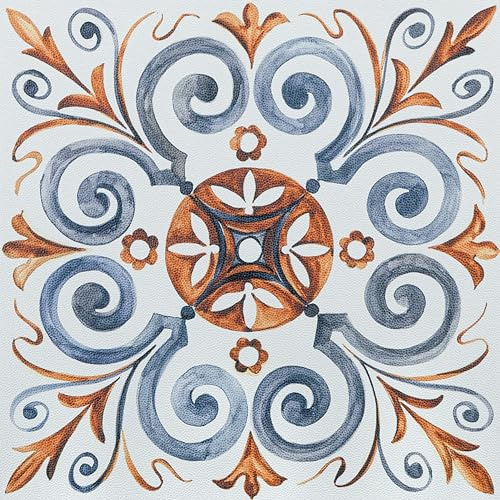 Peel and Stick Floor Tiles Self Adhesive, Vinyl Flooring | Bathroom Kitchen Living Room, Waterproof PVC Stick on Floor Tiles Easy to Use 30x30cm 20pcs 1mm