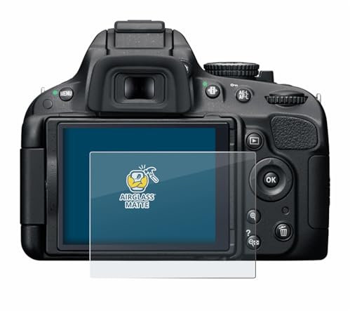 brotect Pellicola Vetro Opaca per Nikon D5100 Protezione Schermo [Anti-Riflesso, Durezza 9H]