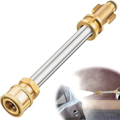 ANBOO Pressure Washer Adapter 1/4'' Quick Connect Fitting for Bosch AQT, Car Wash Water Gun Head Adapter, Washer Spray Wand Couple Snow Foam Lance Adapter Foam Cannon Gun Connection Fittings