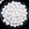 Essbare Süßigkeiten 120G 10mm weiße Perle Süßigkeiten Kuchen Dekoration Kuchen Top Geburtstag Hochzeit Halloween Thanksgiving Weihnachtskuchen Cupcake Dim Sum Eis Dekoration
