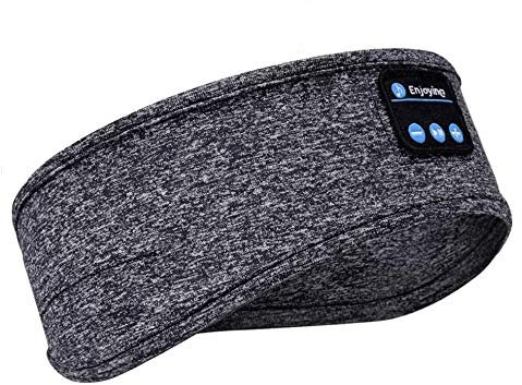 Auriculares para Dormir, Diadema con Bluetooth 5.0 para Dormir y Hacer Deporte con Altavoces Finos, Regalo tecnológico para Hombres, Mujeres, Adolescentes, Yoga, relajación y Viajes