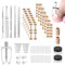Ingrowing Toenail Kit Ingrowing Toenail Treatment Ingrown Toenail Corrector Include 92 Corrector Stickers 6 Corrector 5 Nail Pickers 32 Nail Wire Pads and 2 Toe Caps for Thick Nail Correction