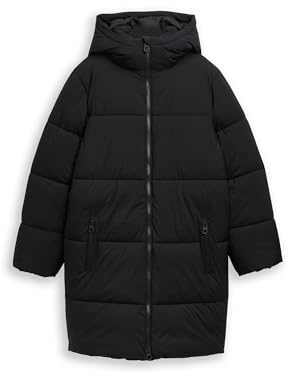 TOM TAILOR Mädchen 1047568 Kinder Puffer-Mantel mit Kapuze (1er Pack)