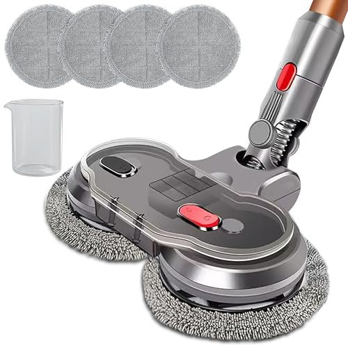 Italdos Spazzola Lavapavimenti Elettrica Rotante compatibile con Dyson V15, V11, V10, V8, V7 - Pulizia Multifunzionale e Efficiente