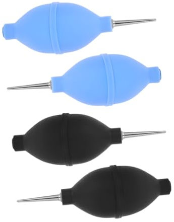 DIYEAH 4Stücke Reinigungsgebläse Für Wimpernverlängerungen Staubreiniger Mit Squeeze Ball Pump Für Je