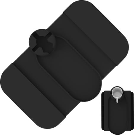 Silicone Sofa Couch Cup Holder Tray Drink Holder | Non-slip Sofa Armrest Cup Holder with Side Pockets | Multifunctional Removable Sofa Armrest Organiser for Mobile Phones, Snacks, Cups