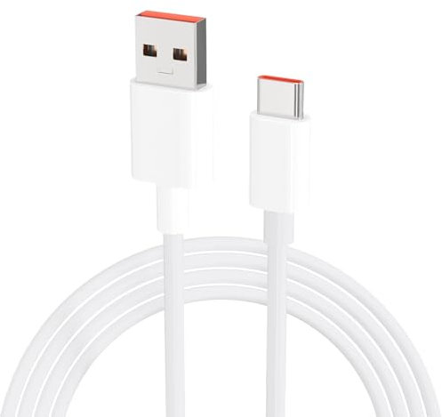 120W Cable USB C Pour Xiaomi Redmi Note 14/13/12/11s/11/13 Pro/8 9 Pro 9T; Câble USB Type C Charge Rapide Câble de Transfert Données pour Redmi Note 14/13/12/11/10 Pro/Mi 11 Lite/POCO X6/X7 Pro(1.5M)