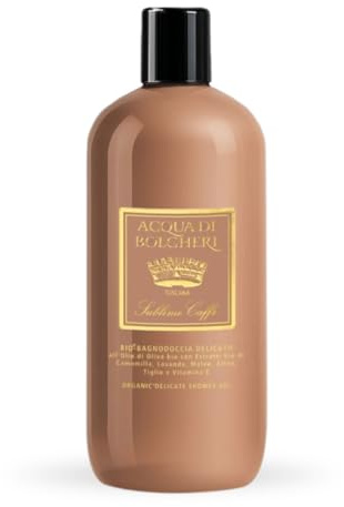 Acqua di Bolgheri Bio-Duschgel SUBLIME CAFE 500 ml I mit Bio-Olivenöl, Vitamin E & Pflanzenextrakten I feuchtigkeitsspendend & antioxidativ I Gourmand-Zitrus-Vanille